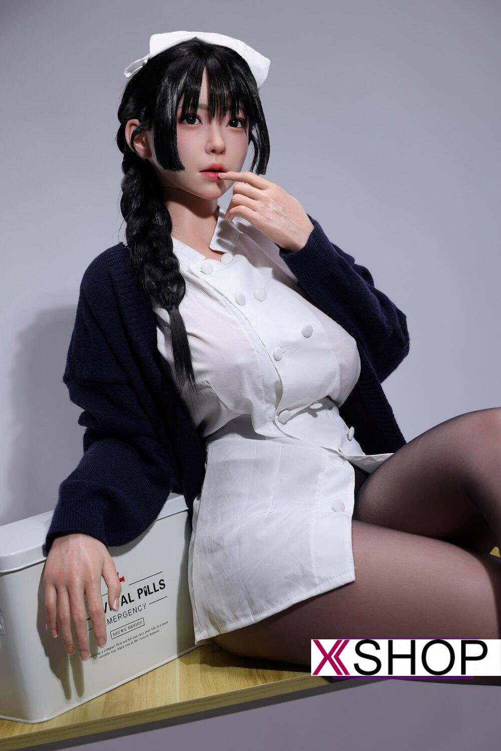 Dカップ セクシーナース 白衣の天使 ラブドール シリコン安室优奈 166cm - 画像 (2)